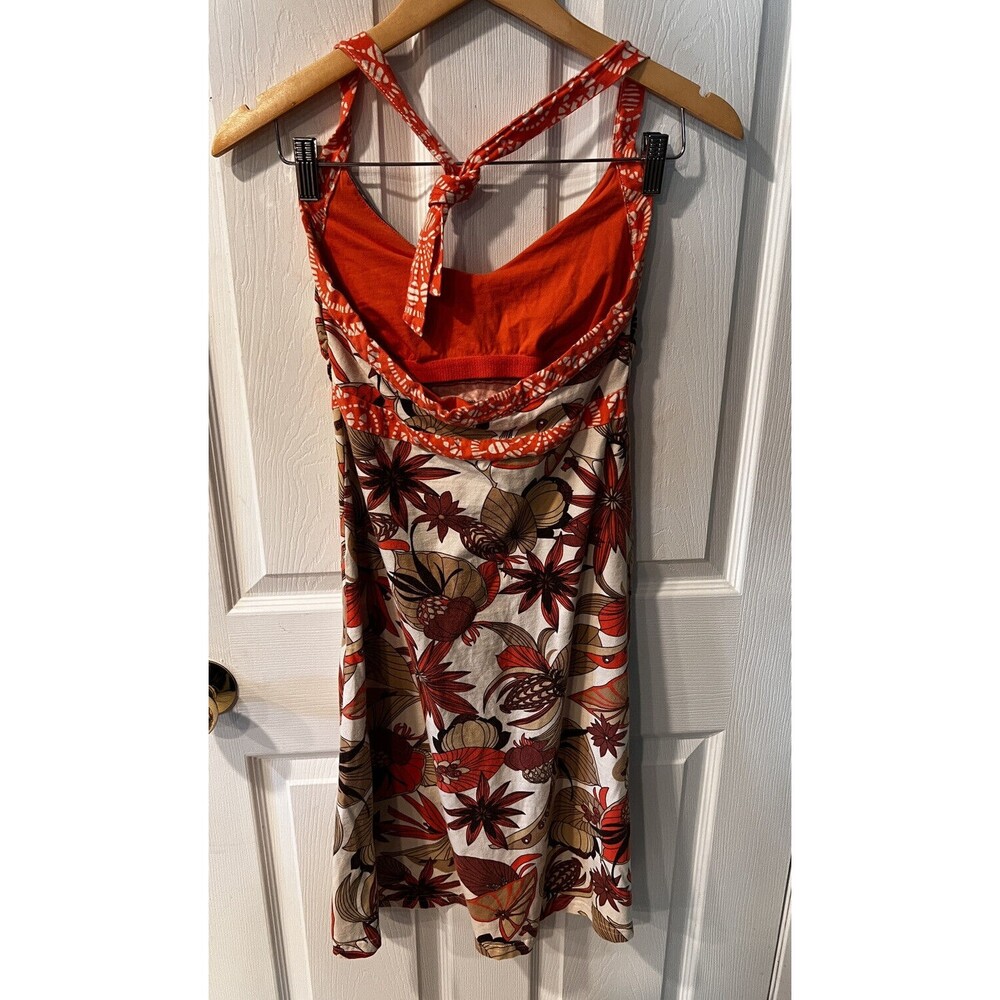 Patagonia Dress Womens Small Iliana Halter Mini Organic Cotton Floral Casual - Picture 7 of 10